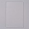 Acrylic Transparent Pressure Plate, Rectangle, Clear, 15x10x0.3cm