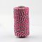 Cotton Cords, Macrame Cord, Red, 1.5~2mm, about 100yards/roll(300 feet/roll)