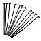 Brass Flat Head Pins, Nickel Free, Gunmetal, 70x0.7mm, 21 Gauge, about 1800pcs/500g, Head: 2mm