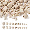 Unfinished Wood Beads, Mixed Shapes, BurlyWood, 150pcs/bag