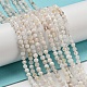 Natural Rainbow Moonstone Beads Strands G-A097-A02-03-5
