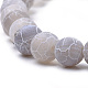 Chapelets de perle en agate naturelle patinée G-S259-05E-10mm-3