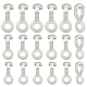 Beebeecraft 150Pcs 3 Style 304 Stainless Steel Ball Chain Connectors STAS-BBC0002-64-1