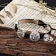 PandaHall 24 Pcs Antique Silver Tone Zodiac Beads Charm 4.5mm Hole Horoscope Beads Fit European Bracelet PALLOY-PH0013-24AS-7