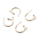 304 Stainless Steel Half Hoop Earrings X-STAS-Z028-B01-G-2