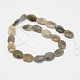 Faceted Oval Natural Labradorite Bead Strands G-M239-13-2