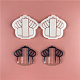 Moules en silicone pendentif bricolage DIY-P030-02-2