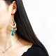 Alloy Chandelier Earrings EJEW-N0020-166A-3