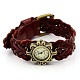 Mixed Style Braided Leather Wrist Watch WACH-L009-M-2