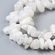 Naturelles perles pierre de lune blanc brins X-G-P332-01-4