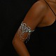 Braccialetti con nappe in strass di ottone&nbsp;WGF9725-01-1