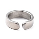 女性用エンジェルナンバーリング  ステンレス鋼のエナメルカフの指輪304つ  NUM。9  usサイズ6 3/4(17.1mm) RJEW-C016-01I-P-2