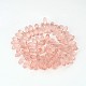 Transparent Faceted Teardrop Glass Beads Strands GLAA-J069-01-2