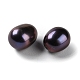 Perle di perle d'acqua dolce coltivate naturali tinte PEAR-E020-10-2
