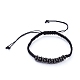 Bracelets de perles tressées en fil de nylon réglable unisexe BJEW-JB05137-04-1