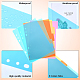 Feuilles de séparation d'index pour carnet de notes à reliure papier&nbsp;AJEW-WH20011-03A-6