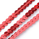 Eco-Friendly Plastic Paillette Beads PVC-Q092-6mm-3-4