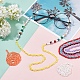 SUNNYCLUE 36 Strands 9 Colors ABS Plastic Cable Chains KY-SC0001-56-5