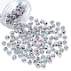 N Perlen 144 Stück galvanisierte natürliche Lava-Perlen G-NB0001-93-1