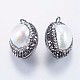 Natural Cultured Freshwater Pearl Pendants RB-P028-08-2