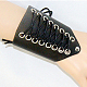 Adjustable Cowhide Leather Waxed Cord Bracelets BJEW-O088-15-1