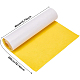 Benecreat 15.7x78.7 (40cmx2m) tela de fieltro autoadhesiva forro de estante amarillo para hacer alfombrillas de taza y decoración de cajas DIY-WH0146-04H-2