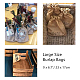 Benecreat 24 Stück große Leinentaschen mit Kordelzug Geschenkbeutel Schmuckbeutel für Hochzeitsfeier und DIY Handwerk ABAG-BC0001-04-4