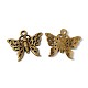 Antique Bronze Butterfly Tibetan Style Pendants X-TIBEP-A123152-AB-FF-1