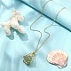304 Stainless Steel Macrame Pouch Braided Gemstone Holder Pendant Necklace Making NJEW-TA00097-01-5