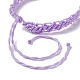 Браслет из плетеного шнура с нейлоновой нитью BJEW-JB07412-03-5