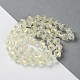Electroplate Transparent Glass Beads Strands EGLA-I019-FR05-2