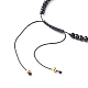 Ensemble de bracelets de perles tressées en fil de nylon réglable BJEW-JB06441-10