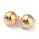 Perle pendenti in ottone con cappuccio KK-O133-200C-G-3