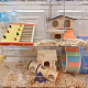 Maison de hamster en bois de pin ahandmaker DIY-GA0001-67-7
