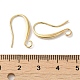 Brass Earring Hooks KK-H455-61G-3