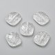 Perles en acrylique transparentes craquelées CACR-N003-34-1