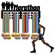 Support mural d'affichage de support de cintre de médaille de fer de thème de sports ODIS-WH0055-016-7