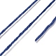 ミルクコットン編みアクリル繊維糸  5本撚りのかぎ針編み糸  パンチ針糸  プルシアンブルー  2mm YCOR-NH0001-02G-2
