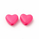 Heart Spray Painted Alloy Beads FIND-G053-01A-2