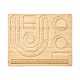 Прямоугольные доски для дизайна деревянных браслетов TOOL-YWC0003-03B-2