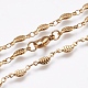 304 Stainless Steel Chain Necklaces STAS-P164-14G-2