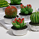 Bougies sans fumée cactus paraffine DIY-G024-F-8