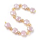 Opaque Glass Beads Strands EGLA-P045-A11-2