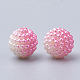 Imitation Pearl Acrylic Beads OACR-T004-10mm-14-2
