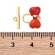Застежки-тогглы из смолы KK-P291-01G-4