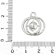 Подвески из сплава с микропаве из стразов FIND-K020-02P-3