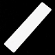 ディスプレイアクセサリー台紙  ネックレスに使用  長方形  ホワイト  190x39x0.4mm CDIS-S025-37-3