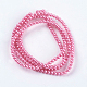 Chapelets de perles en verre nacré HY-3D-M-3