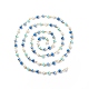 Handgemachte Glasperlen Perlen-Ketten AJEW-JB01136-01-2