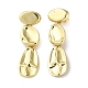 Rack Plating Brass Dangle Stud Earring EJEW-H099-02G-1